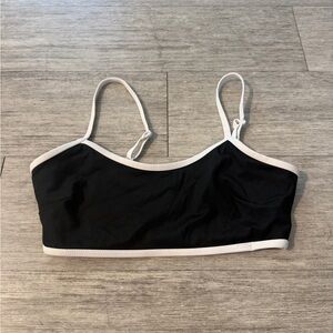 Joylab black and white sports bra